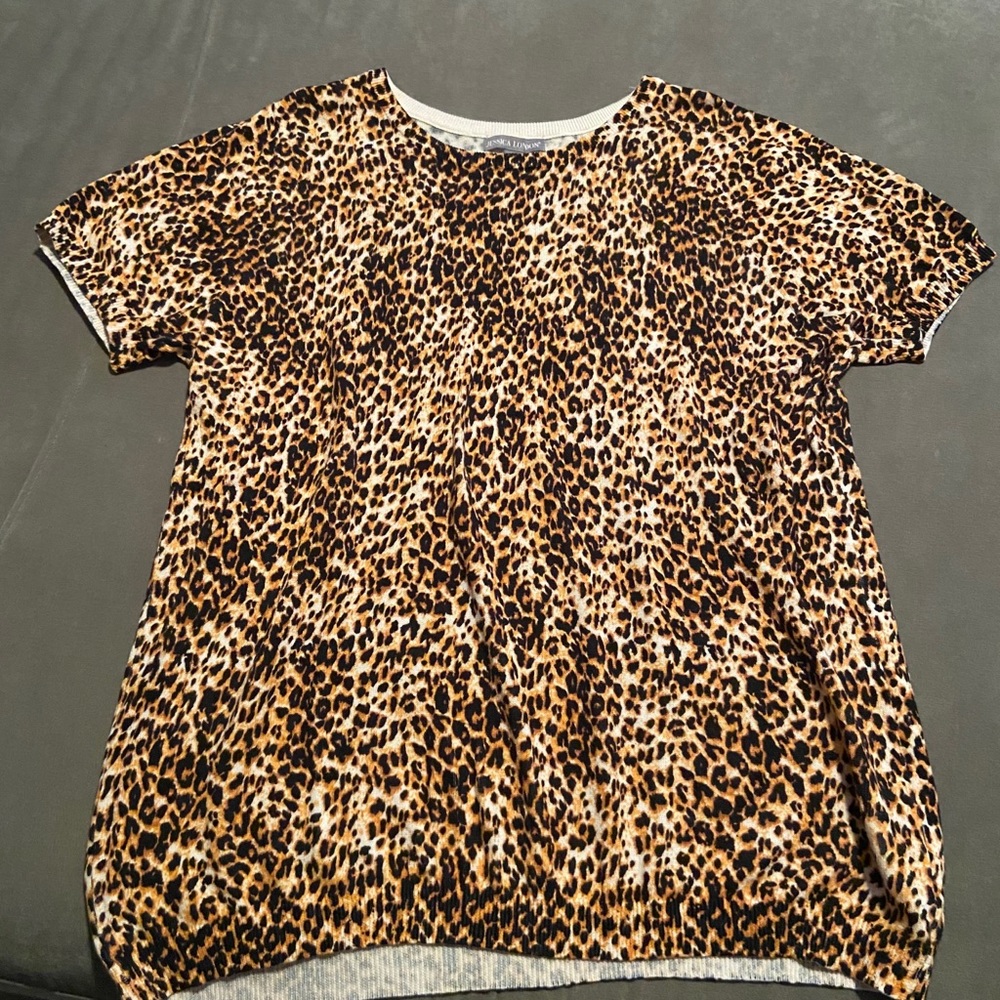 🧡NWOT Jessica London Leopard Sweater🧡